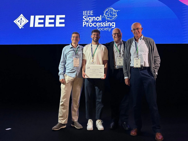 Investigadores del CITIC-UGR, galardonados en la IEEE ICIP 2024 Investigadores del CITIC-UGR, galardonados en la IEEE ICIP 2024