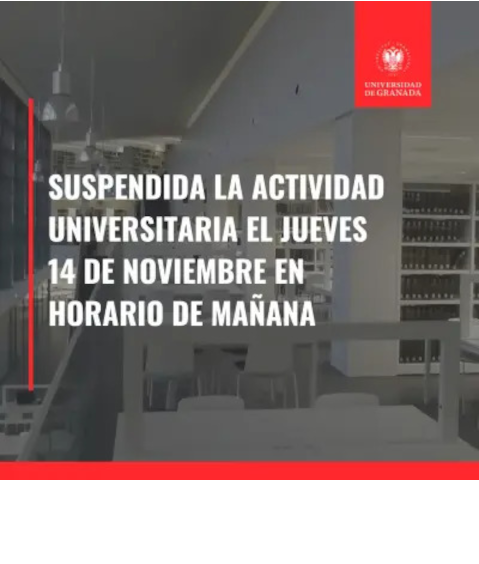 Comunicado de la Universidad de Granada Comunicado de la Universidad de Granada